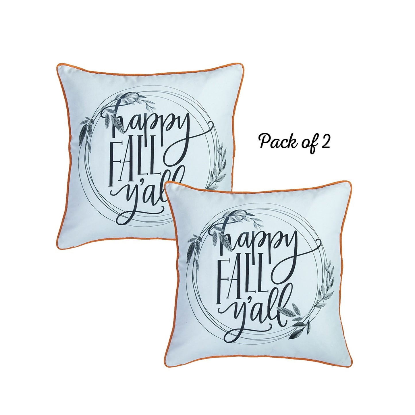 Decorative Fall Thanksgiving Throw Pillow Cover Set of 2