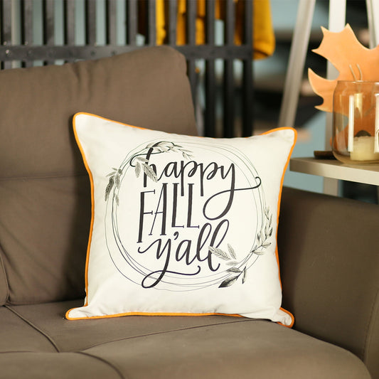 Decorative Fall Thanksgiving Single Throw Pillow Cover