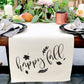 Happy Fall Canvas Table Runner