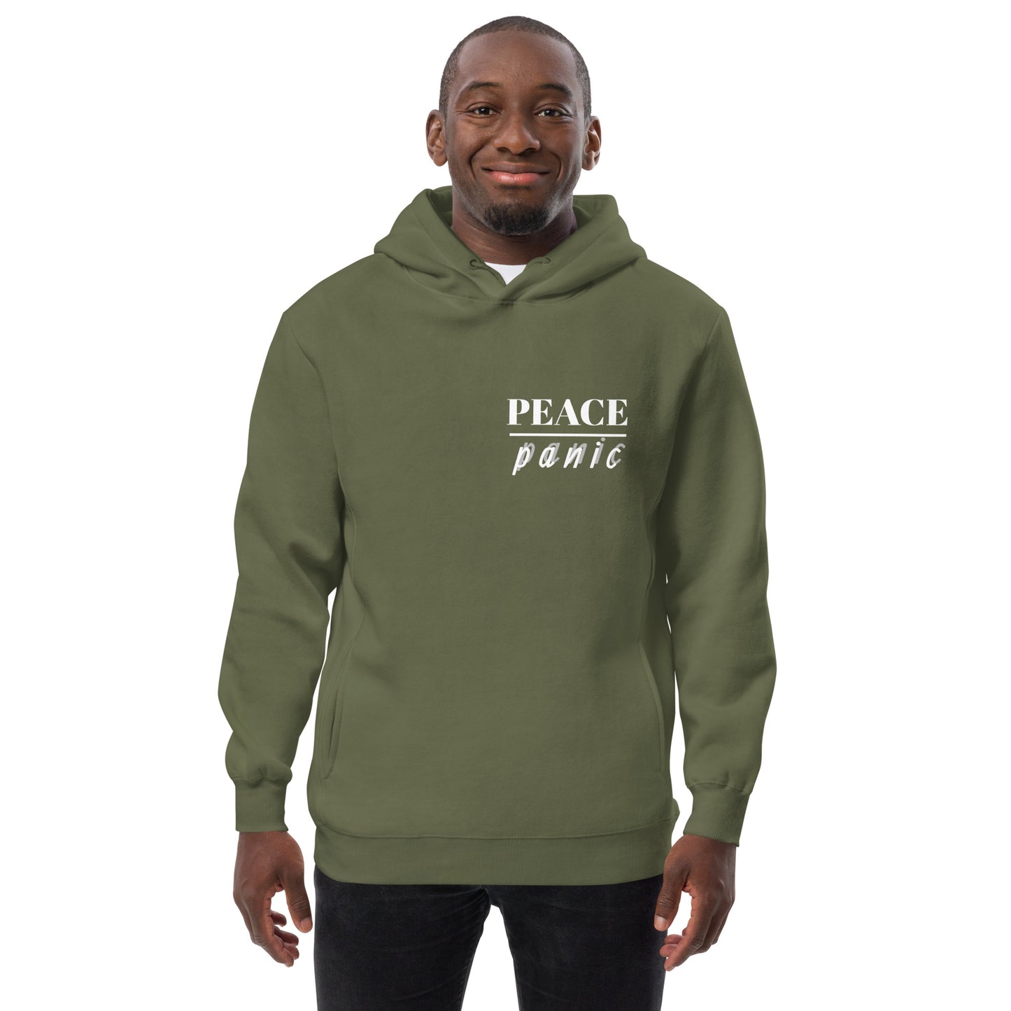 Peace over panic hoodie