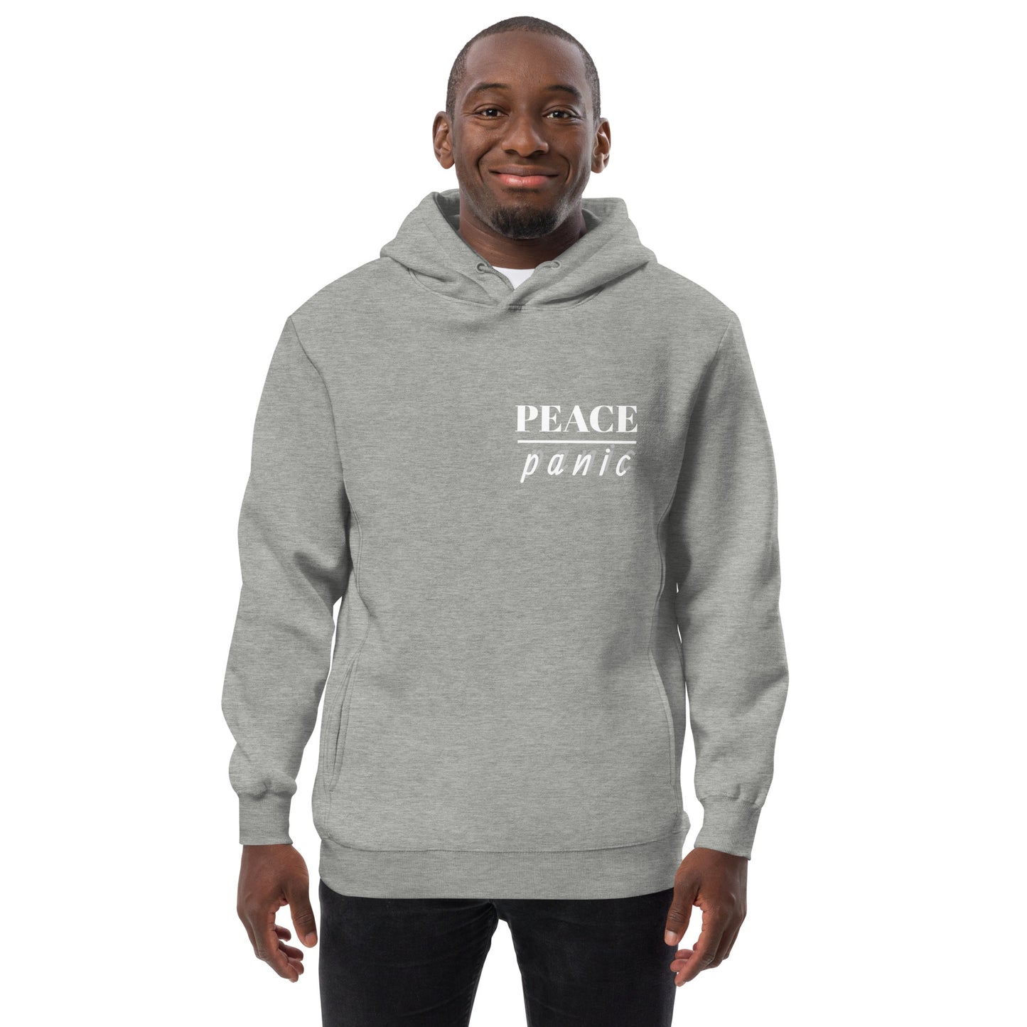 Peace over panic hoodie